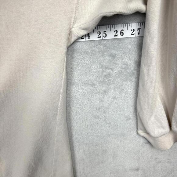 Vintage Point Zero 1955 Sweatshirt Made in Korea Size M Cream ‘Good Look’ Y2K - Picture 7 of 8